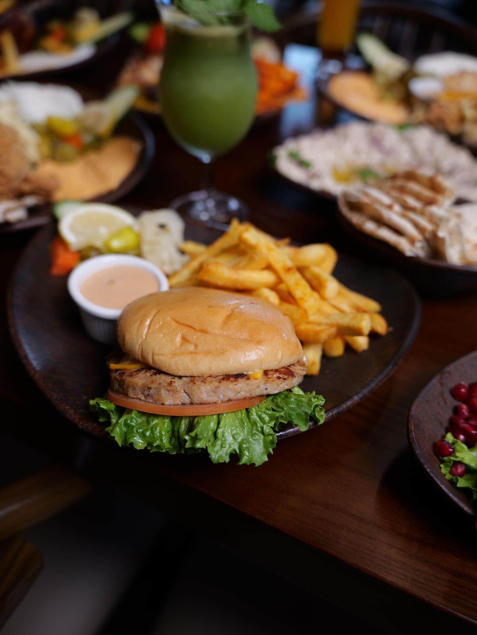 Chicken Cheese Burger Combo